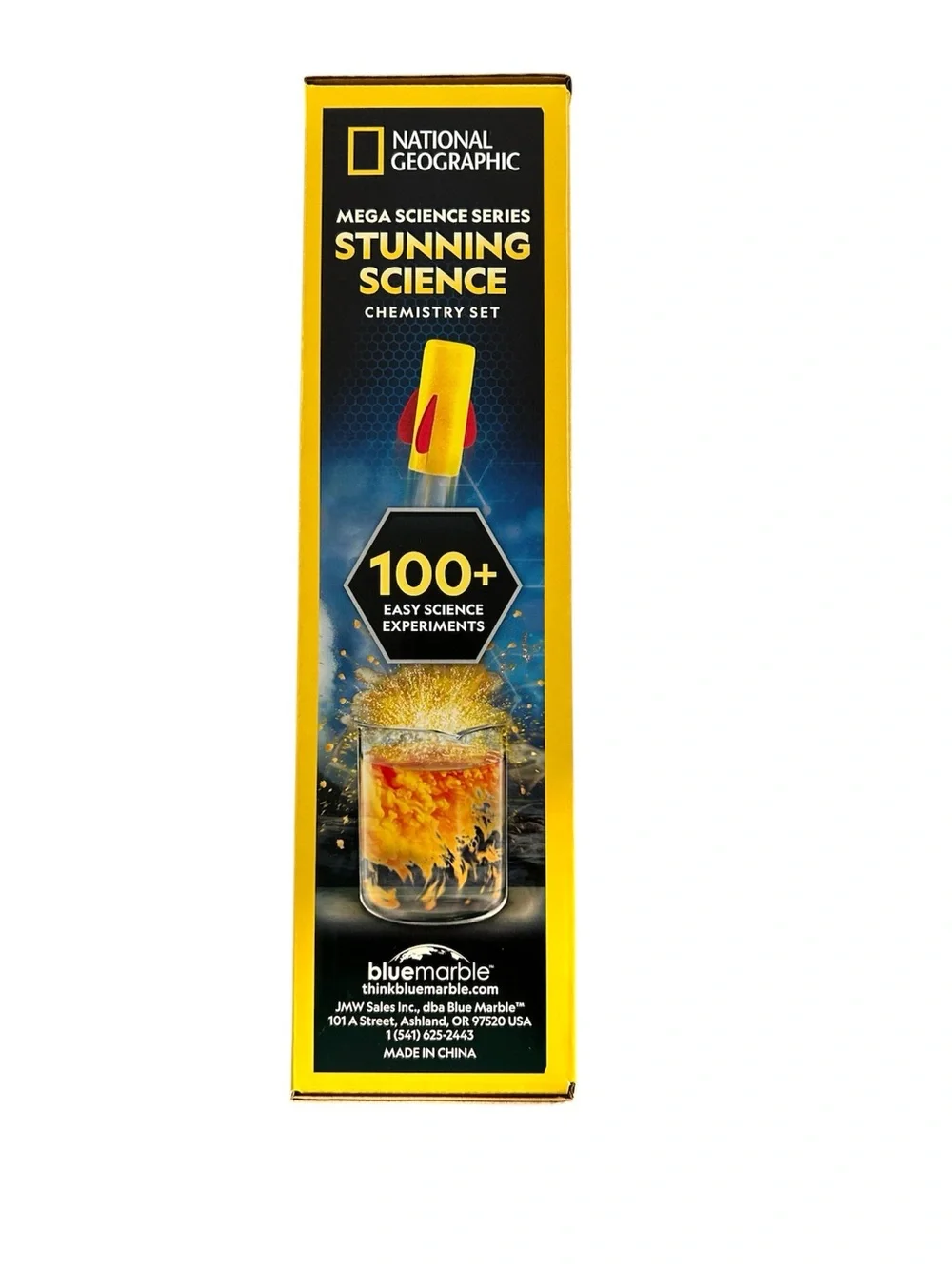 New National Geographic Stunning Science Chemistry Set 100+ experiments Age 8+